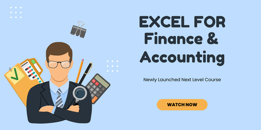 Excel for Finance & Accounting